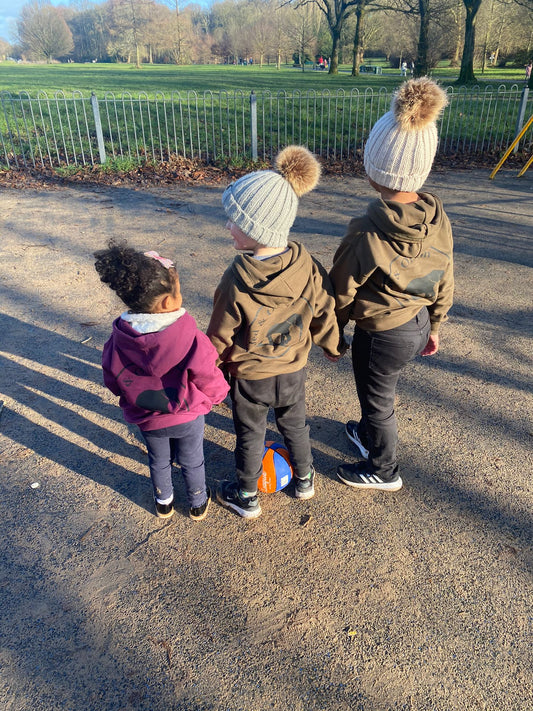 'Back Of The Herd' Kids Hoodie - click to see more colours